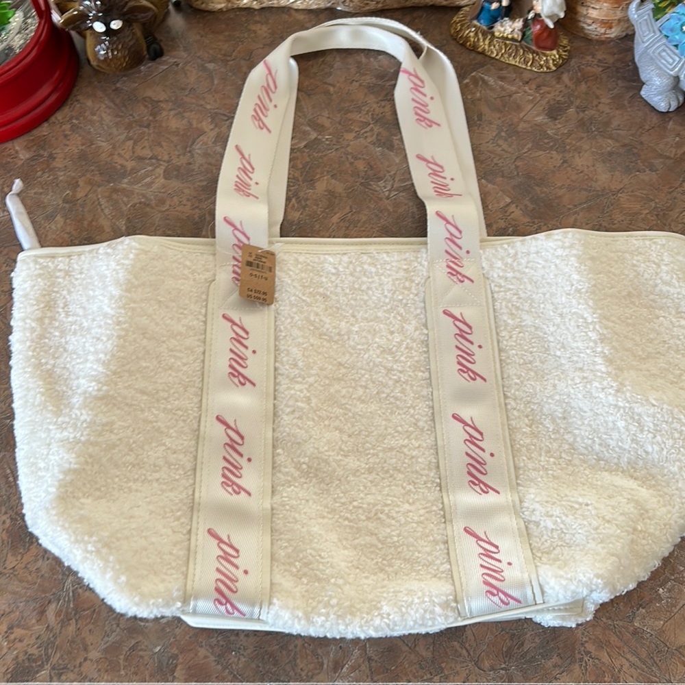Pink Victoria’s Secret tote bag